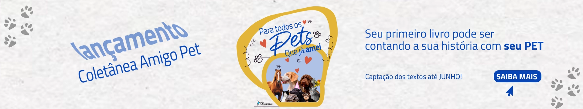 livro sobre pets, cachorro e gatos